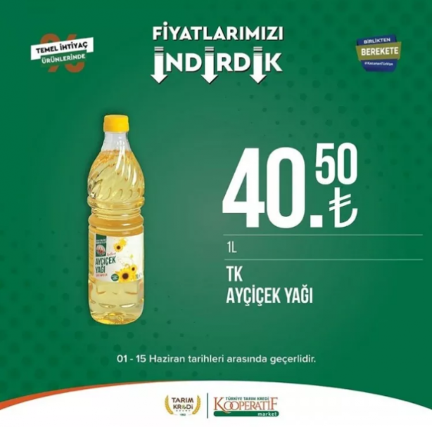 Foto - Tarım Kredi Kooperatif Market yeni indirimli ürünler listesini yayınladı! Kasa önlerinde kuyruk olacak