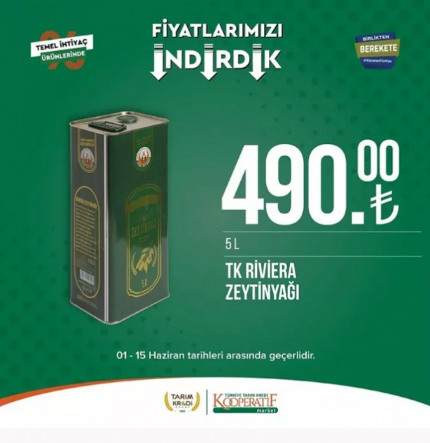 Foto - Tarım Kredi Kooperatif Market yeni indirimli ürünler listesini yayınladı! Kasa önlerinde kuyruk olacak