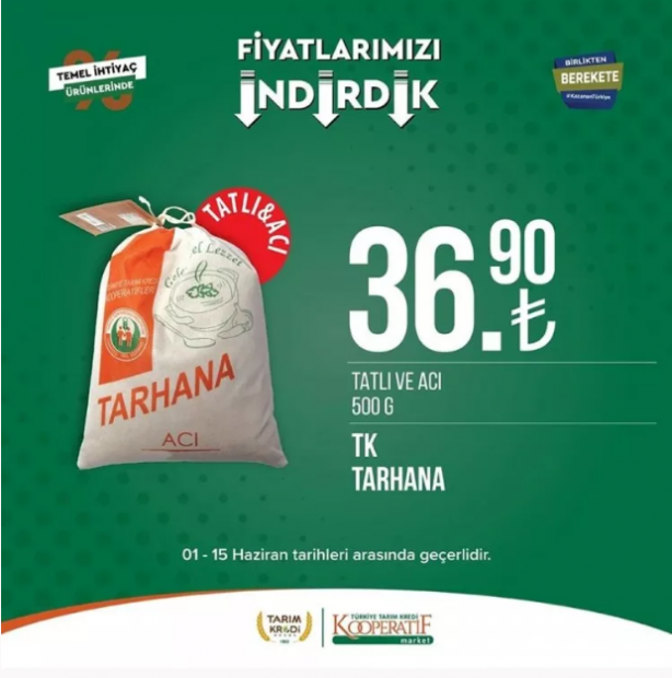 Foto - Tarım Kredi Kooperatif Market yeni indirimli ürünler listesini yayınladı! Kasa önlerinde kuyruk olacak
