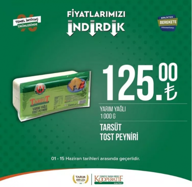 Foto - Tarım Kredi Kooperatif Market yeni indirimli ürünler listesini yayınladı! Kasa önlerinde kuyruk olacak