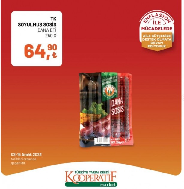 Foto - Tarım Kredi Kooperatif marketlerde indirim! Süt ve yoğurtlar için resmen sıraya girildi