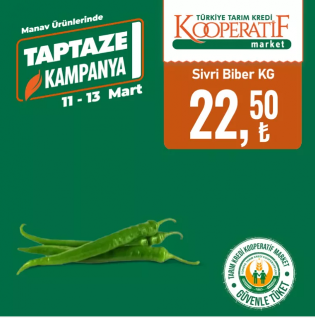 Foto - Tarım Kredi Kooperatif Marketleri'nde kampanya! Yetişin bitmek üzere