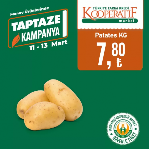 Foto - Tarım Kredi Kooperatif Marketleri'nde kampanya! Yetişin bitmek üzere