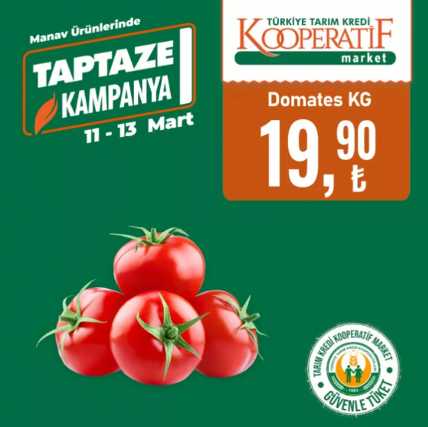 Foto - Tarım Kredi Kooperatif Marketleri'nde kampanya! Yetişin bitmek üzere