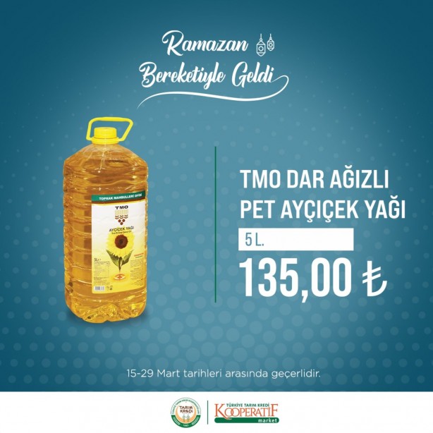 Foto - Tarım Kredi Marketleri'nde Ramazan kampanyası başladı! Tuvalet kağıdı, ayçiçek yağı ve çayın fiyatı...