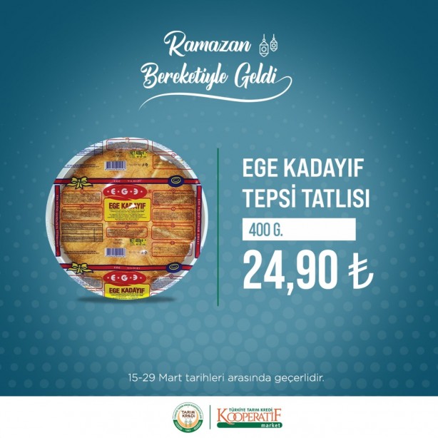 Foto - Tarım Kredi Marketleri'nde Ramazan kampanyası başladı! Tuvalet kağıdı, ayçiçek yağı ve çayın fiyatı...