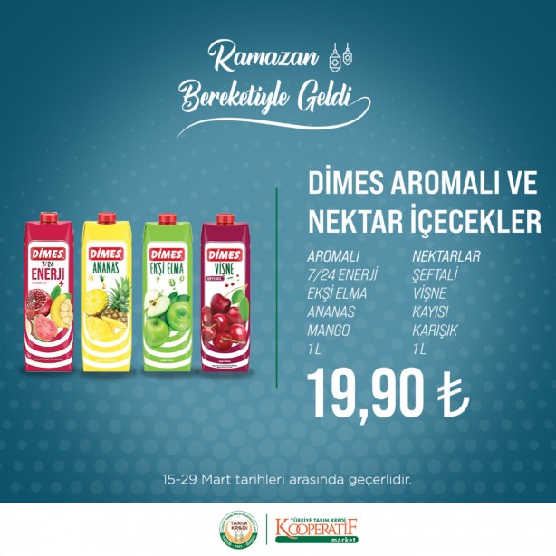 Foto - Tarım Kredi Marketleri'nde Ramazan kampanyası başladı! Tuvalet kağıdı, ayçiçek yağı ve çayın fiyatı...