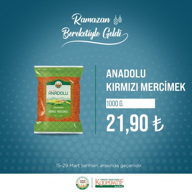 Foto - Tarım Kredi Marketleri'nde Ramazan kampanyası başladı! Tuvalet kağıdı, ayçiçek yağı ve çayın fiyatı...