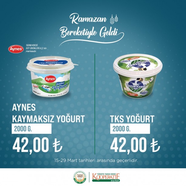 Foto - Tarım Kredi Marketleri'nde Ramazan kampanyası başladı! Tuvalet kağıdı, ayçiçek yağı ve çayın fiyatı...
