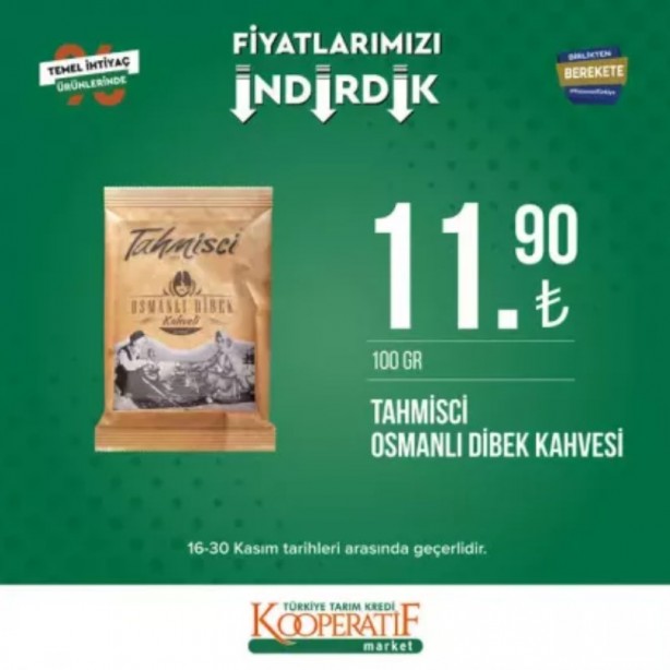 Foto - Tarım Kredi Kooperatif Market’te yeni indirimler belli oldu