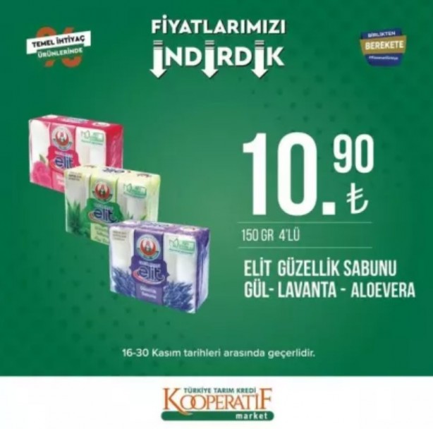 Foto - Tarım Kredi Kooperatif Market’te yeni indirimler belli oldu