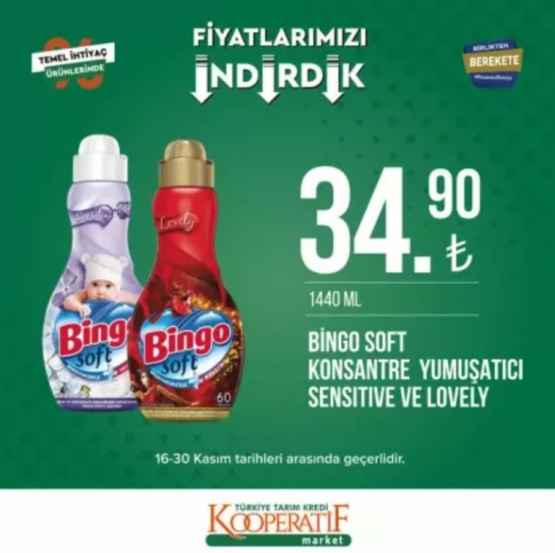 Foto - Tarım Kredi Kooperatif Market’te yeni indirimler belli oldu
