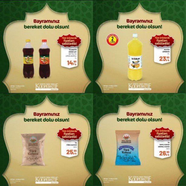 Foto - Tarım Kredi Kooperatif Market'ten büyük bayram indirimi