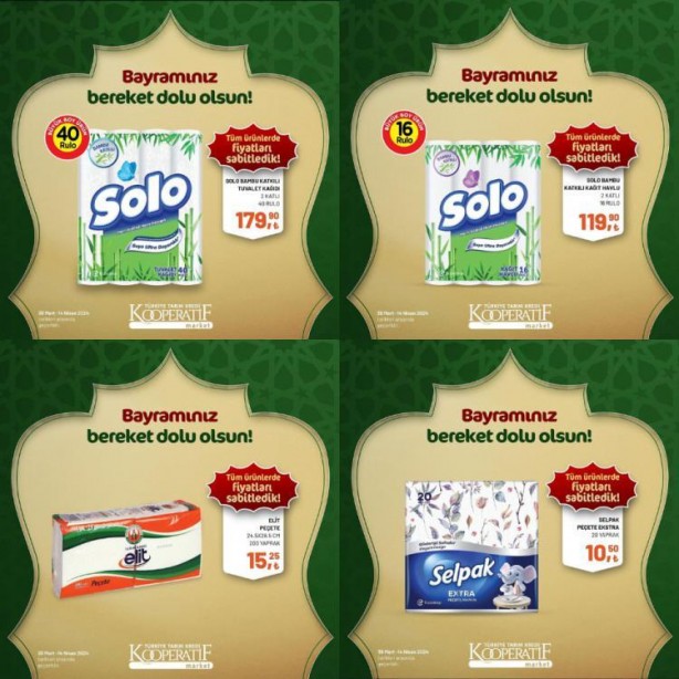 Foto - Tarım Kredi Kooperatif Market'ten büyük bayram indirimi
