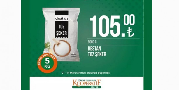 Foto - Tarım kredi kooperatifi marketlerinde dev indirim başladı! 5-14 Mart ayı indirimli katalog yayımlandı! Sıvı yağ, çay, şeker...