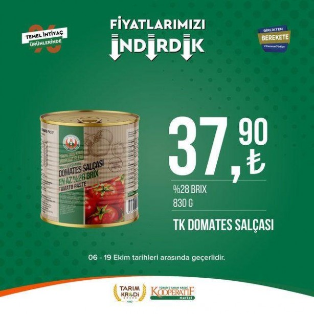 Foto - Tarım Kredi Kooperatifi'nden bomba katalog! İndirimler 19 Ekim'e kadar...