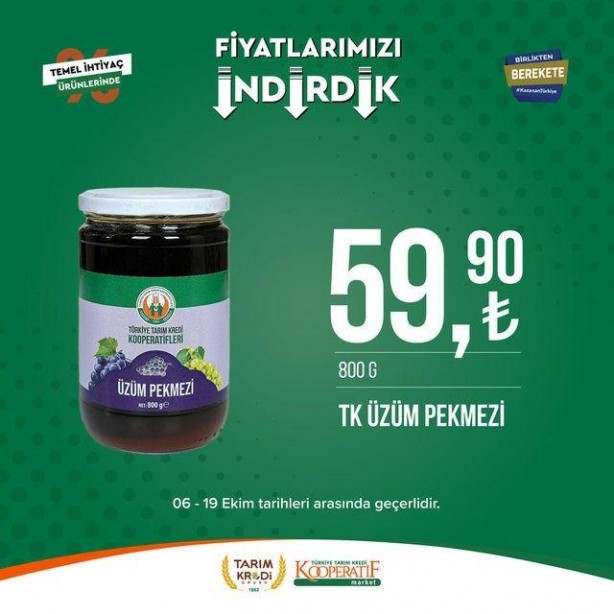 Foto - Tarım Kredi Kooperatifi'nden bomba katalog! İndirimler 19 Ekim'e kadar...