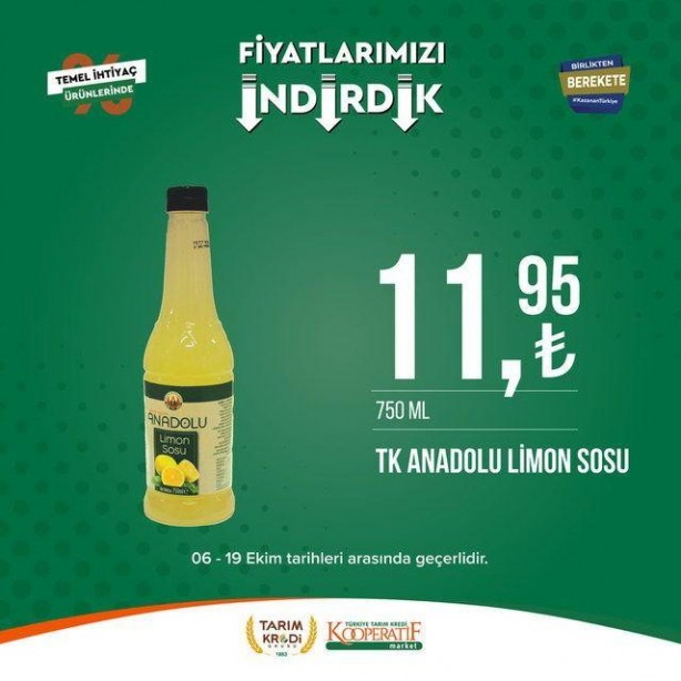 Foto - Tarım Kredi Kooperatifi'nden bomba katalog! İndirimler 19 Ekim'e kadar...