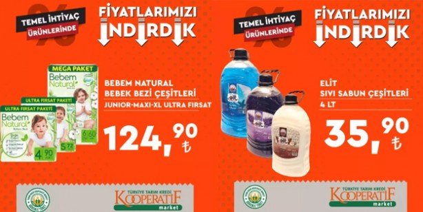 Foto - Tarım Kredi market fiyatları: Tarım Kredi Kooperatif marketlerinde hangi ürünler indirime girdi? fiyat listesi