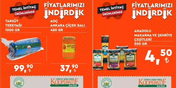 Foto - Tarım Kredi market fiyatları: Tarım Kredi Kooperatif marketlerinde hangi ürünler indirime girdi? fiyat listesi