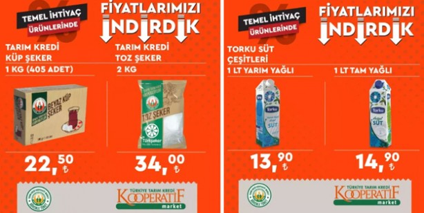 Foto - Tarım Kredi market fiyatları: Tarım Kredi Kooperatif marketlerinde hangi ürünler indirime girdi? fiyat listesi