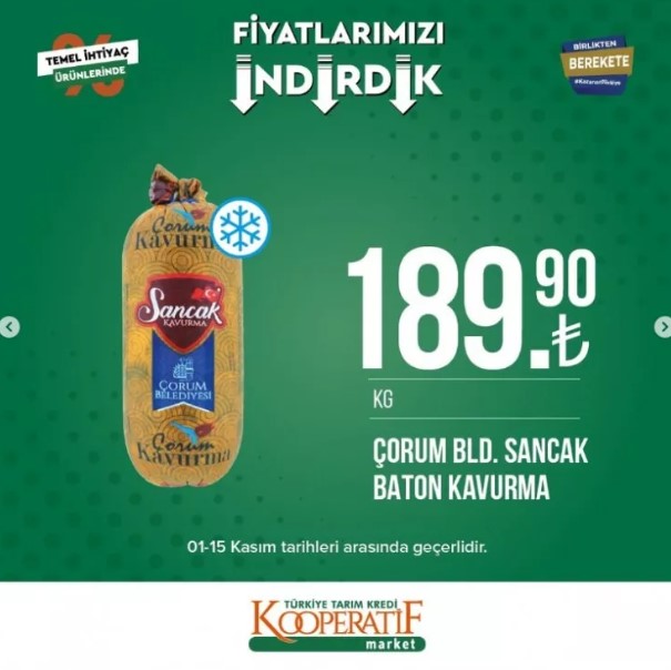 Foto - Tarım Kredi Market yeni listeyi açıkladı! Ayçiçek yağı indirime girdi