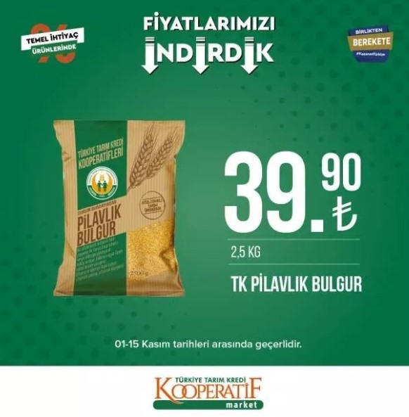 Foto - Tarım Kredi Market yeni listeyi açıkladı! Ayçiçek yağı indirime girdi