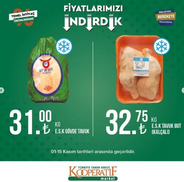 Foto - Tarım Kredi Market yeni listeyi açıkladı! Ayçiçek yağı indirime girdi