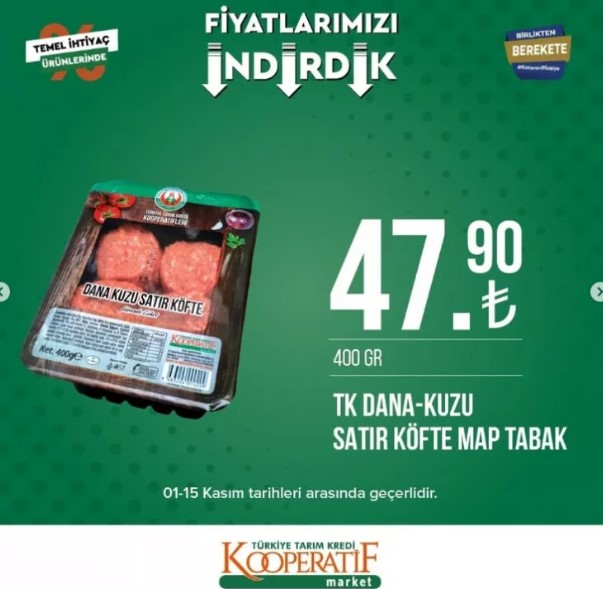 Foto - Tarım Kredi Market yeni listeyi açıkladı! Ayçiçek yağı indirime girdi