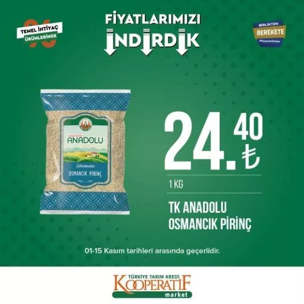 Foto - Tarım Kredi Market yeni listeyi açıkladı! Ayçiçek yağı indirime girdi