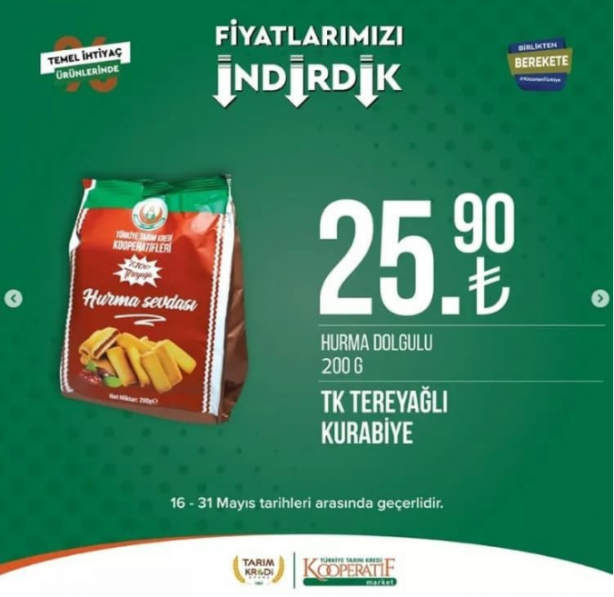 Foto - Tarım kredi marketleri indirimleri paylaştı! Yetişen alıyor