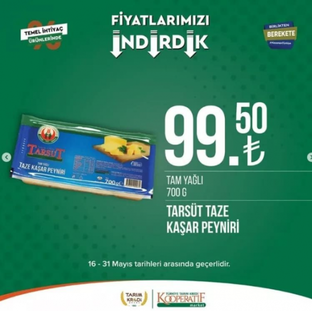 Foto - Tarım kredi marketleri indirimleri paylaştı! Yetişen alıyor