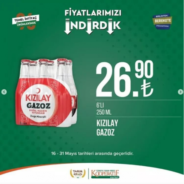 Foto - Tarım kredi marketleri indirimleri paylaştı! Yetişen alıyor