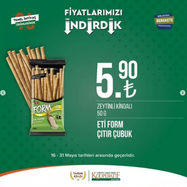 Foto - Tarım kredi marketleri indirimleri paylaştı! Yetişen alıyor