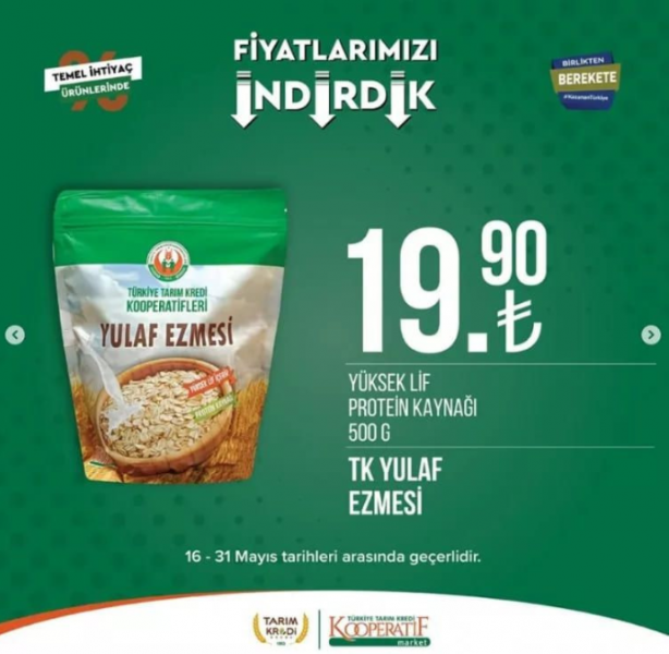 Foto - Tarım kredi marketleri indirimleri paylaştı! Yetişen alıyor