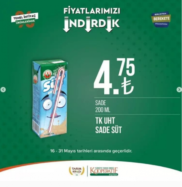 Foto - Tarım kredi marketleri indirimleri paylaştı! Yetişen alıyor