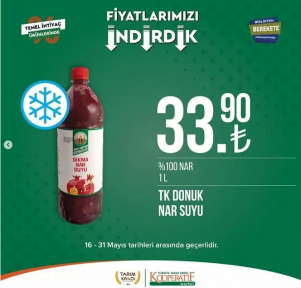 Foto - Tarım kredi marketleri indirimleri paylaştı! Yetişen alıyor