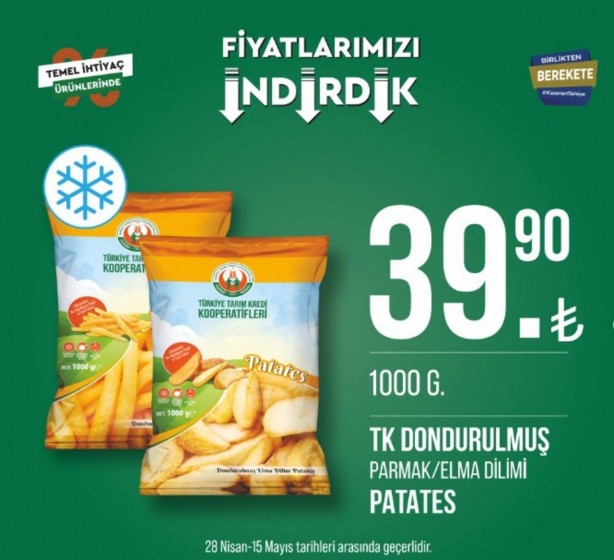Foto - Tarım Kredi Marketleri yeni indirimlerini Türkiye'ye duyurdu! Tuvalet kağıdı, peynir ve sütün fiyatı düştü