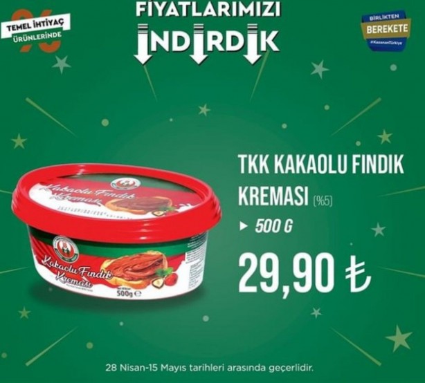 Foto - Tarım Kredi Marketleri yeni indirimlerini Türkiye'ye duyurdu! Tuvalet kağıdı, peynir ve sütün fiyatı düştü