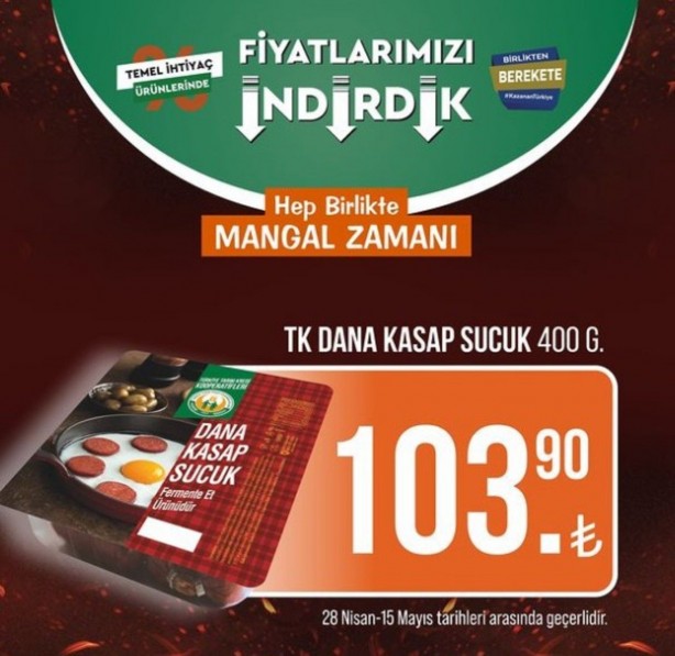 Foto - Tarım Kredi Marketleri yeni indirimlerini Türkiye'ye duyurdu! Tuvalet kağıdı, peynir ve sütün fiyatı düştü