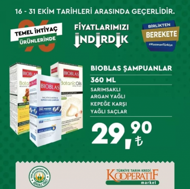 Foto - Tarım Kredi marketleri yeni indirimli ürünler listesini yayınladı