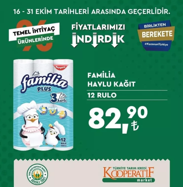 Foto - Tarım Kredi marketleri yeni indirimli ürünler listesini yayınladı