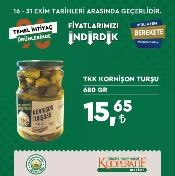 Foto - Tarım Kredi marketleri yeni indirimli ürünler listesini yayınladı