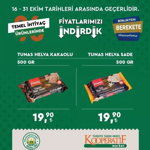 Foto - Tarım Kredi marketleri yeni indirimli ürünler listesini yayınladı