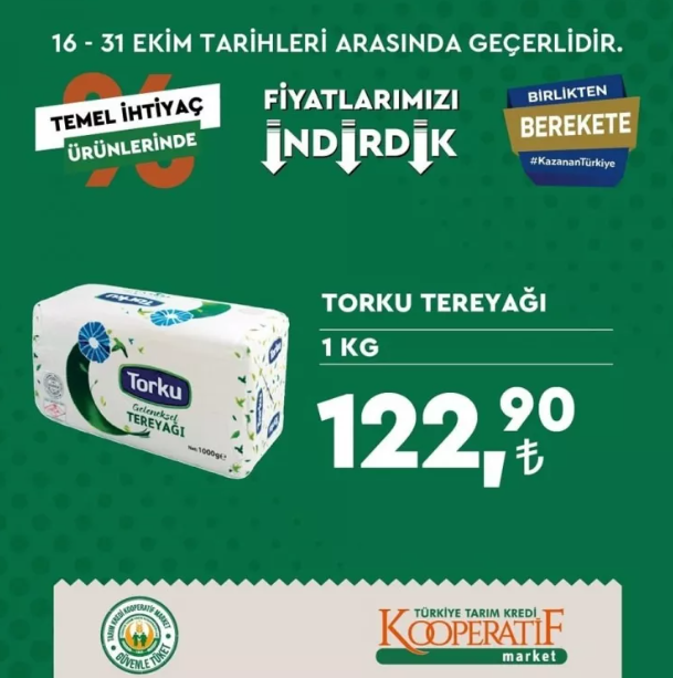 Foto - Tarım Kredi marketleri yeni indirimli ürünler listesini yayınladı