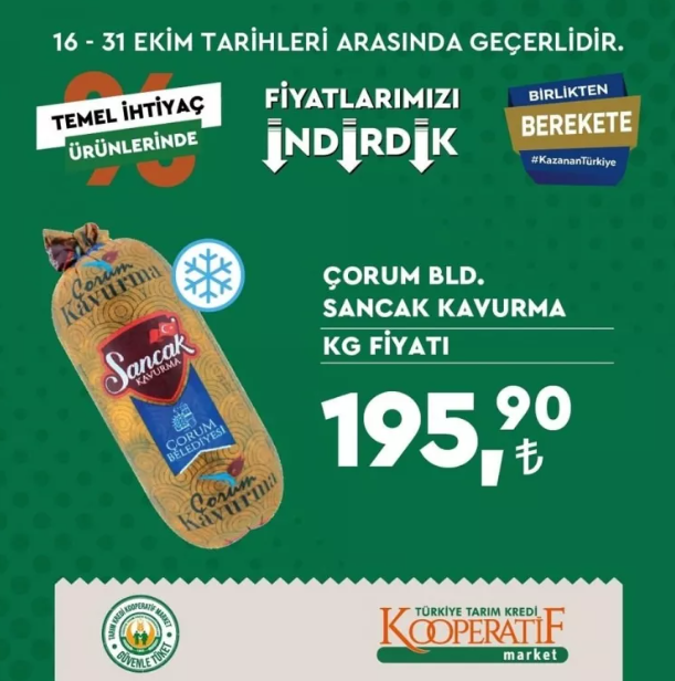 Foto - Tarım Kredi marketleri yeni indirimli ürünler listesini yayınladı