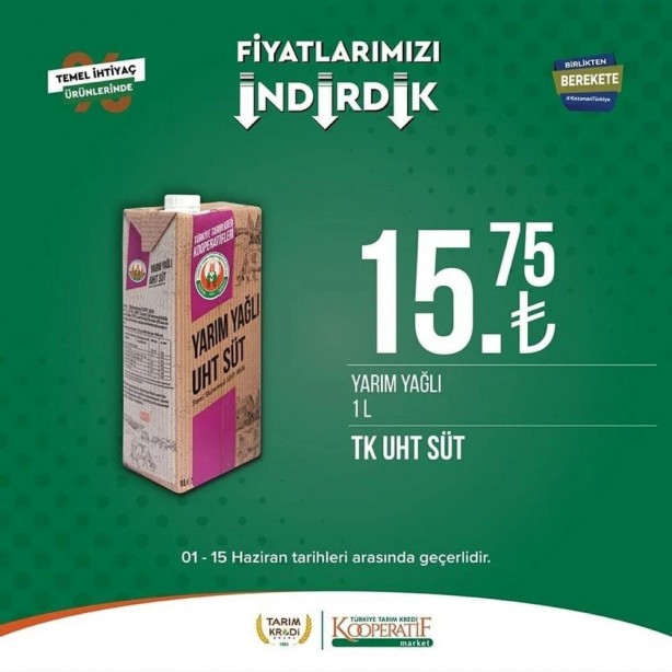 Foto - Tarım Kredi Marketleri'nde dev indirim! 15 Haziran'a kadar koşan alacak: Tuvalet kağıdı, yağ, yumurta...