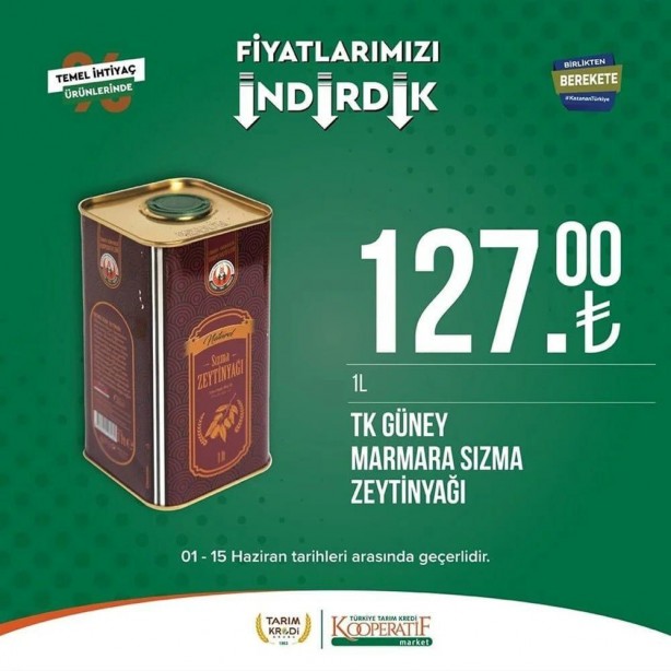 Foto - Tarım Kredi Marketleri'nde dev indirim! 15 Haziran'a kadar koşan alacak: Tuvalet kağıdı, yağ, yumurta...