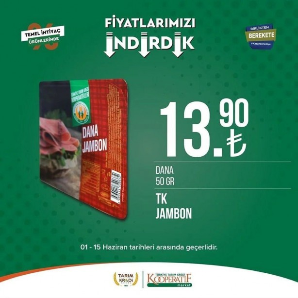 Foto - Tarım Kredi Marketleri'nde dev indirim! 15 Haziran'a kadar koşan alacak: Tuvalet kağıdı, yağ, yumurta...