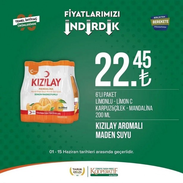 Foto - Tarım Kredi Marketleri'nde dev indirim! 15 Haziran'a kadar koşan alacak: Tuvalet kağıdı, yağ, yumurta...